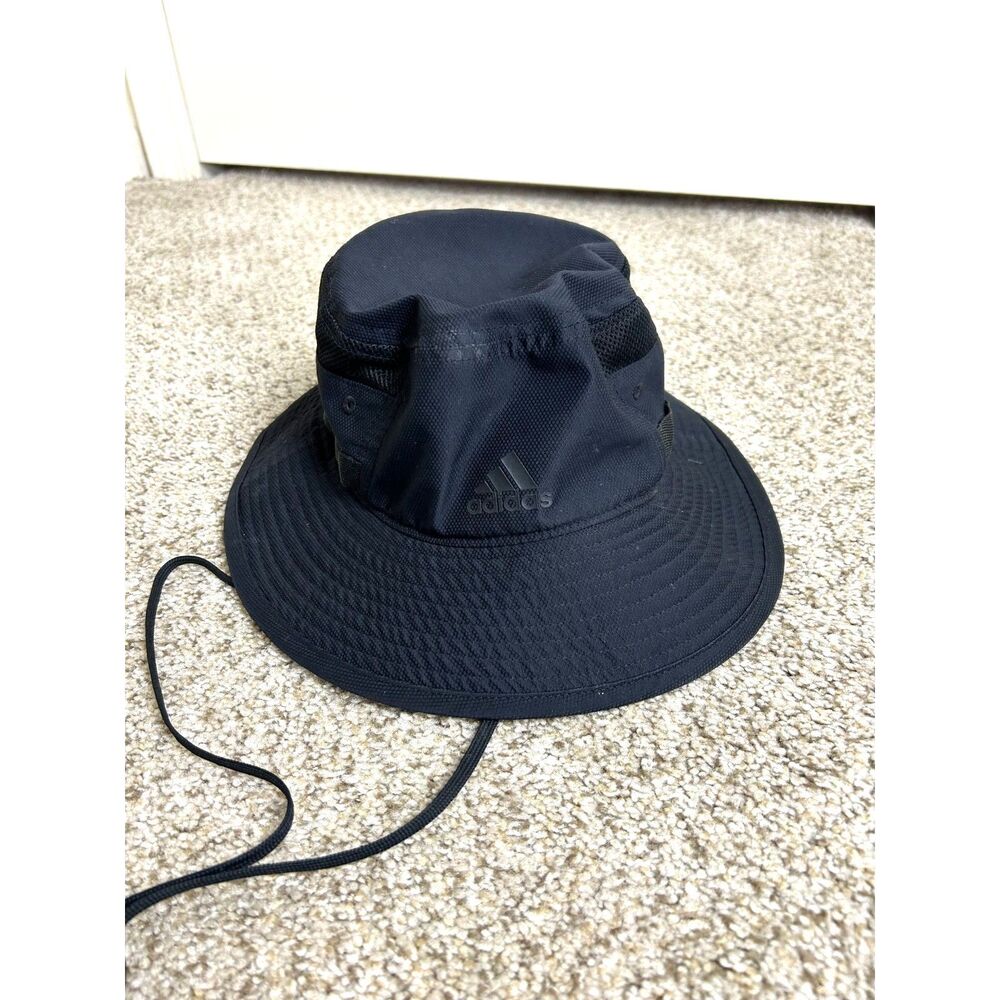 Adidas Hat Mens‎ Black Victory III Aeroready Sun Protect Bucket Hat